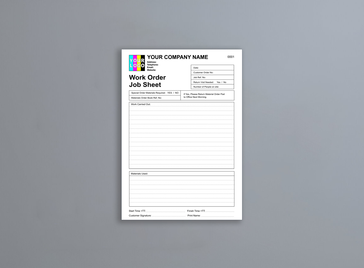 job card